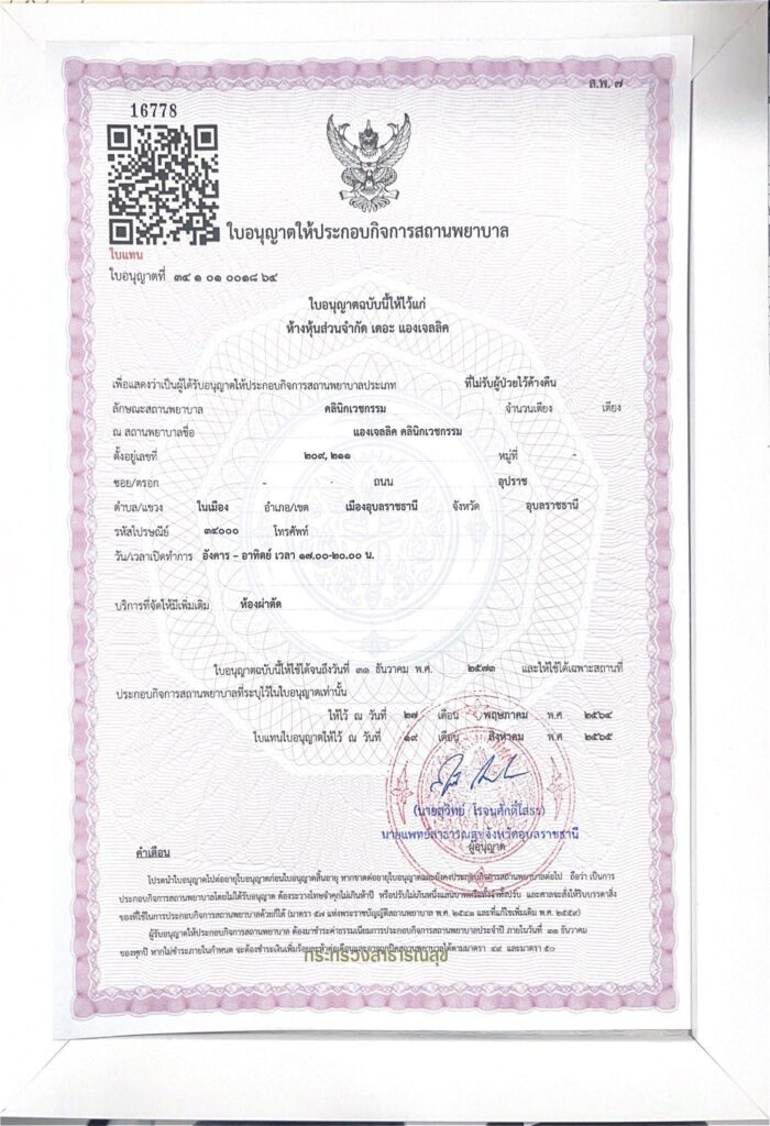 ใบประกอบการ